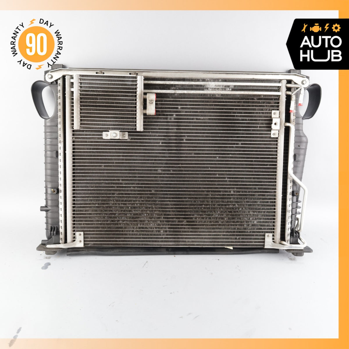 03-06 Mercedes R230 SL500 Cooling Radiator A/C Condensor Oil Cooler OEM - photo 7