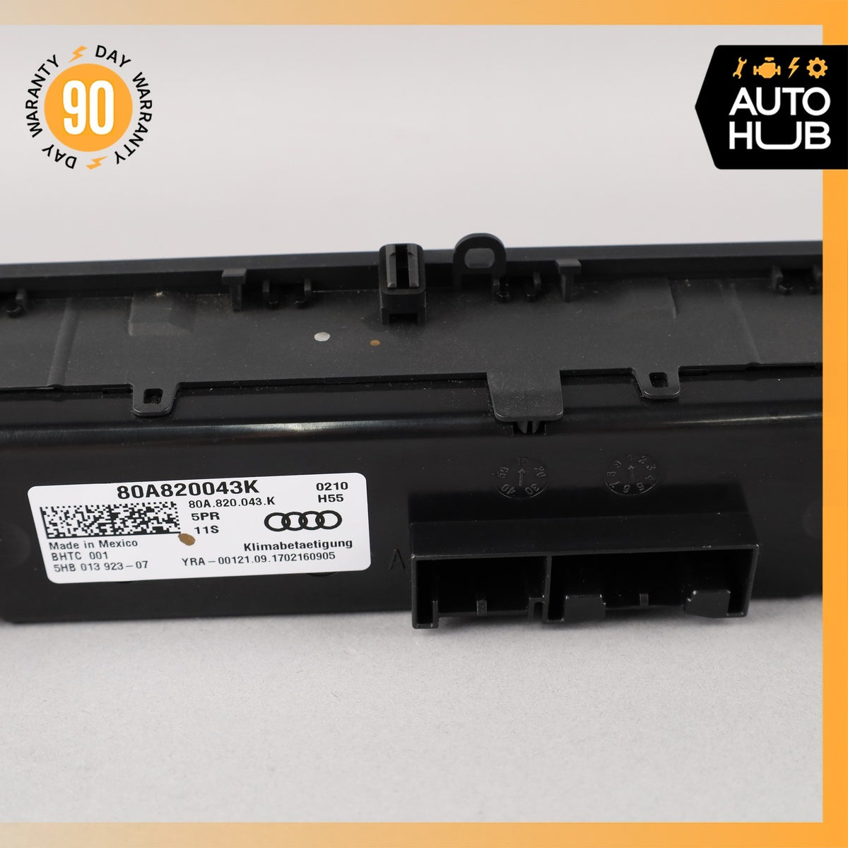 18-25 Audi 8R Q5 SQ5 Dashboard A/C AC Climate Control Panel Switch Black OEM - photo 10