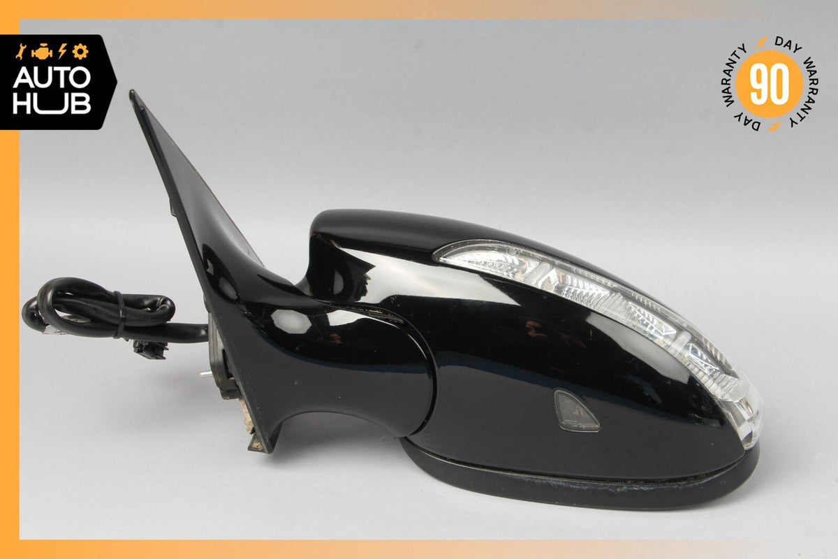 07-09 Mercedes W221 S600 S550 Left Driver Side Rear View Door Mirror Black OEM - photo 9