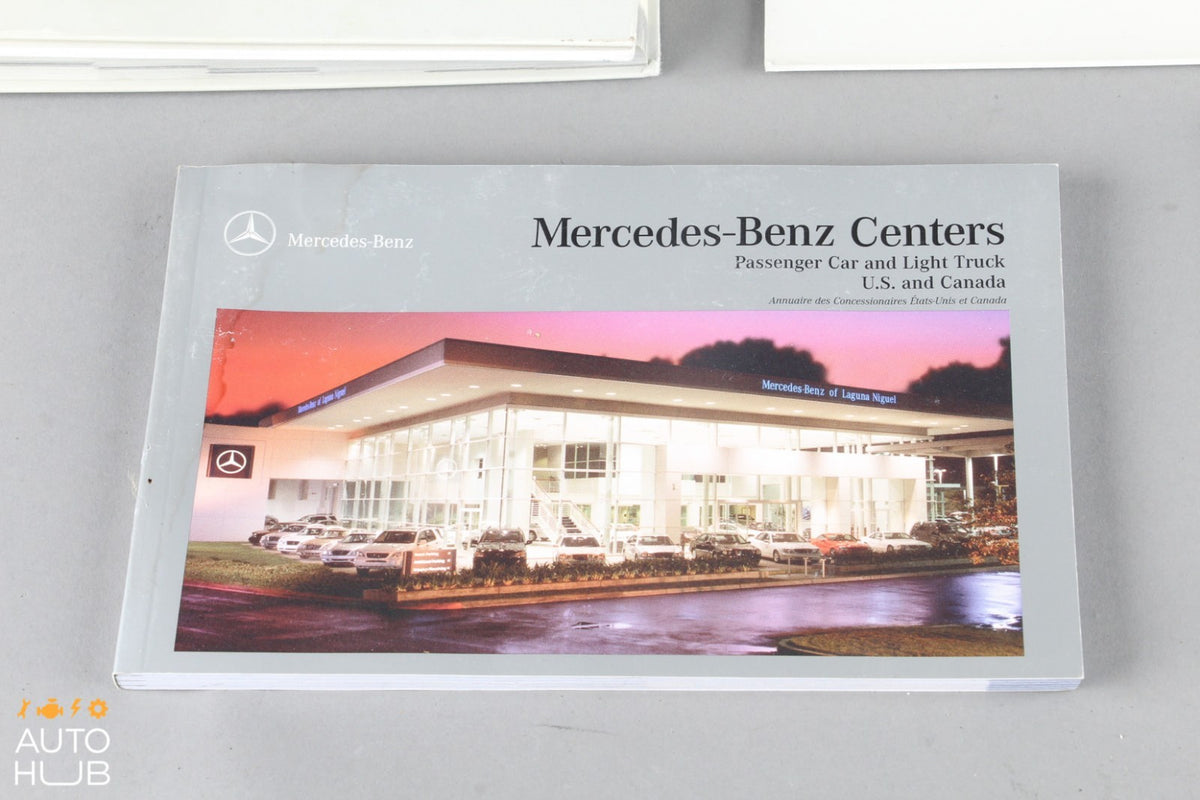 2002 Mercede-Benz W203 C320 Owner's Manual Book Assembly OEM - photo 6