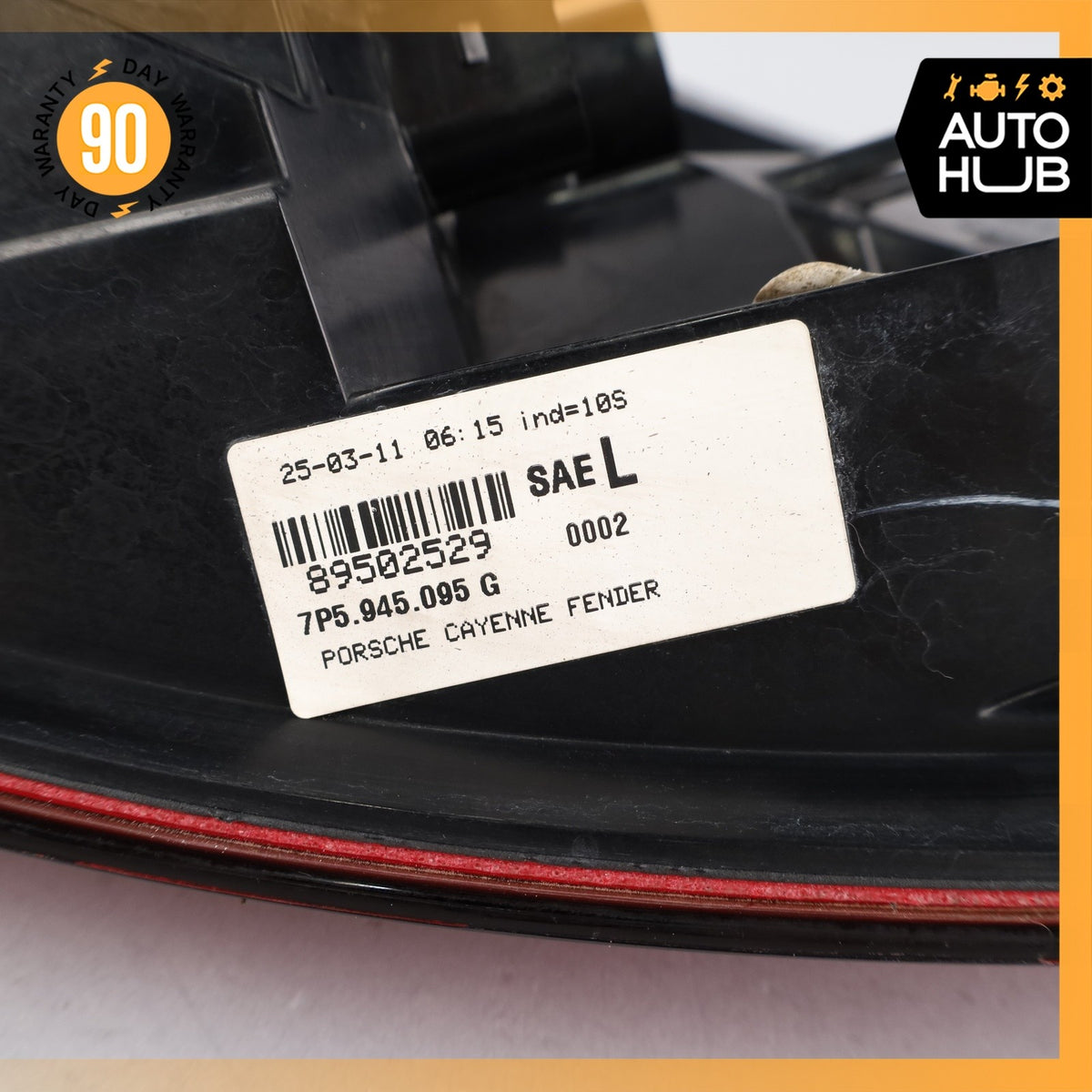 11-14 Porsche Cayenne 958 Left Side Outer Tail Light Lamp 7P5945095G OEM - photo 20