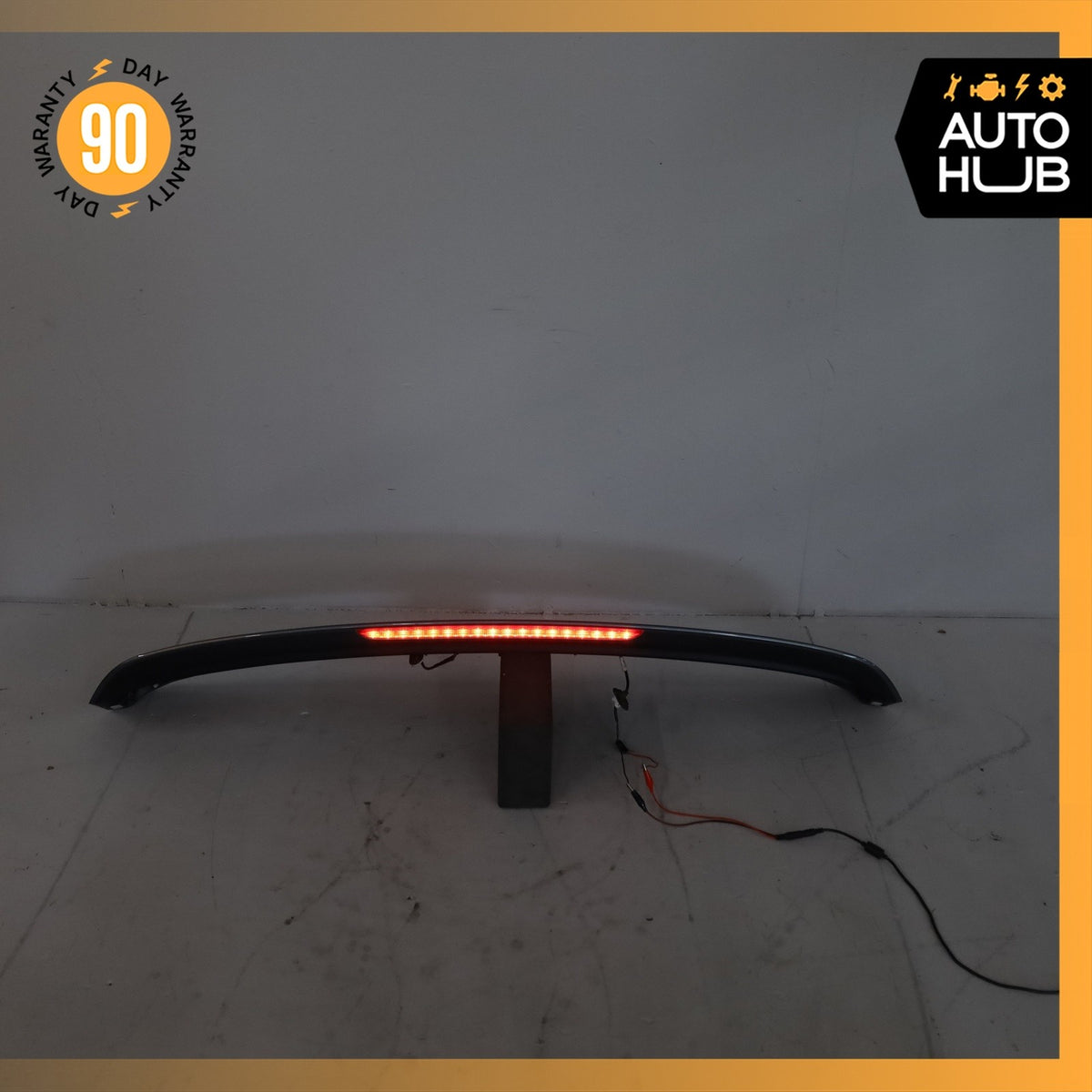 09-17 Audi 8R Q5 SQ5 Trunk Lid Spoiler Wing Black w/ Lamp OEM - photo 3