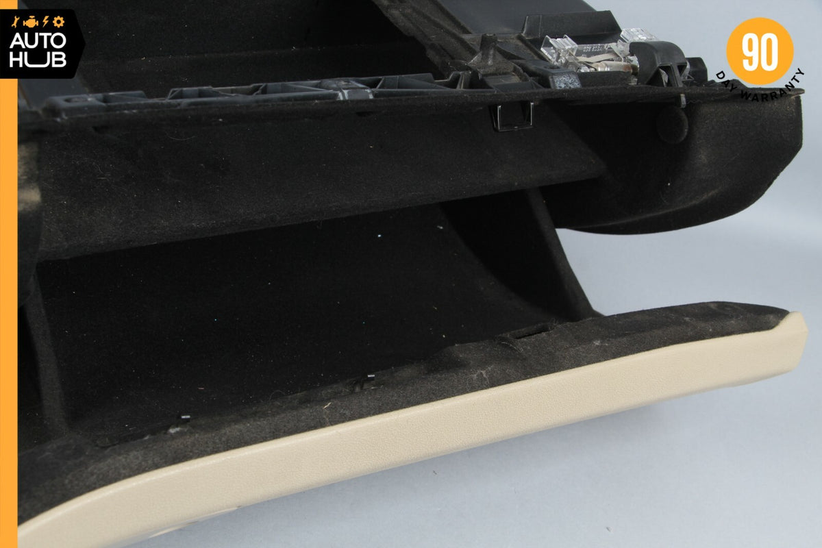 06-13 Mercedes W251 R350 R500 Dashboard Glove Box Storage Compartment Beige OEM - photo 11