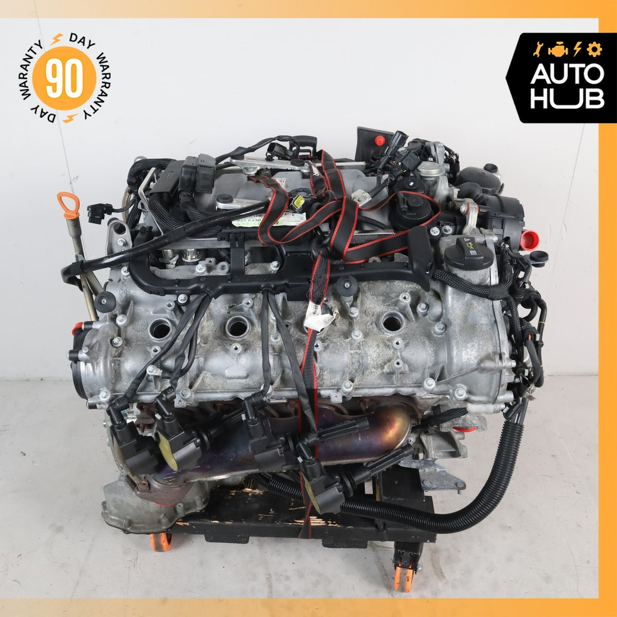 07-12 Mercedes R230 SL550 E550 Engine Motor Assembly 5.5L V8 M273 RWD OEM 90k - photo 4