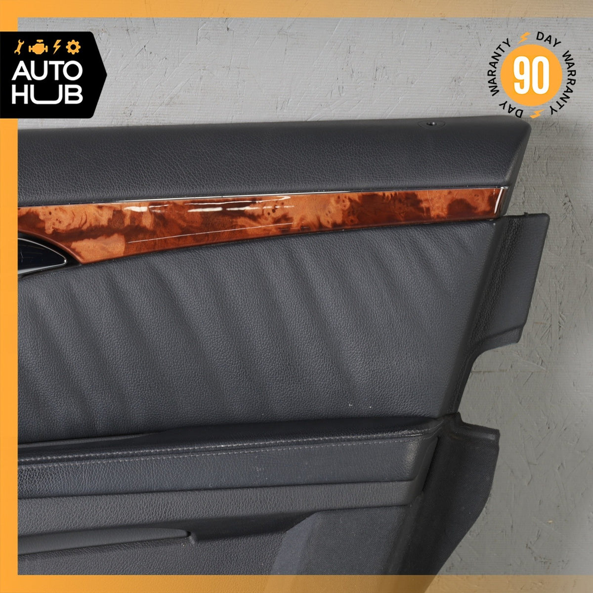 03-06 Mercedes W211 E320 E500 Interior Door Panel Front Right Side Black OEM - photo 2