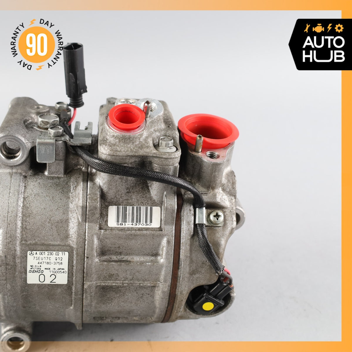 03-06 Mercedes R230 SL500 SL55 AC A/C Air Conditioning Compressor 0012300211 OEM - photo 5