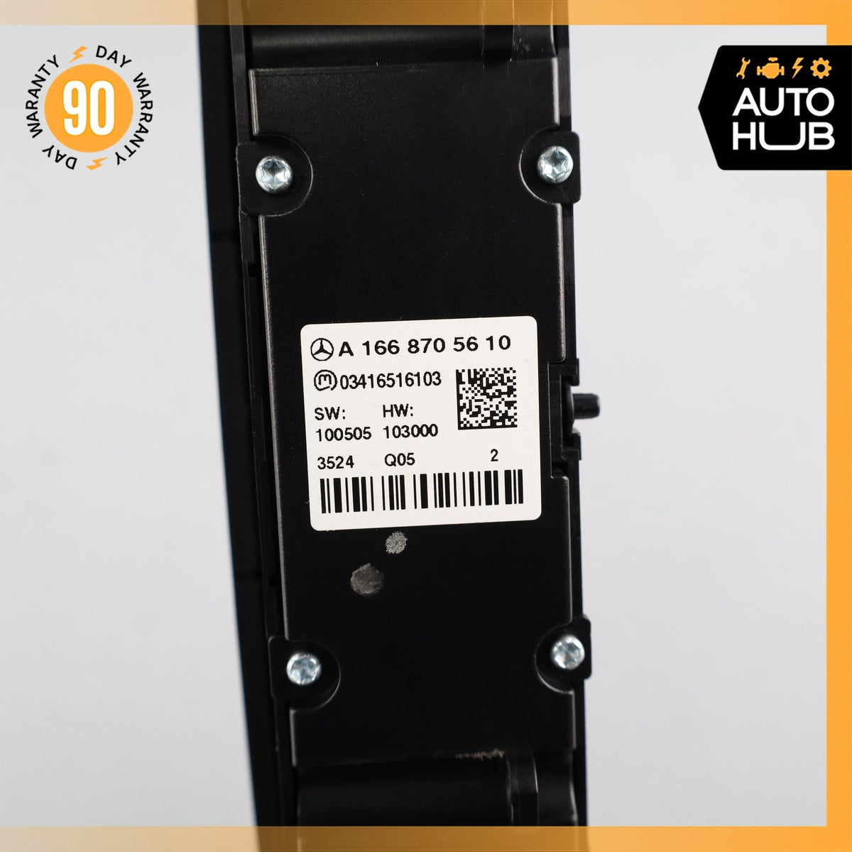 12-16 Mercedes W166 ML350 Center Dashboard Hazard Control Switch OEM 84k - photo 12