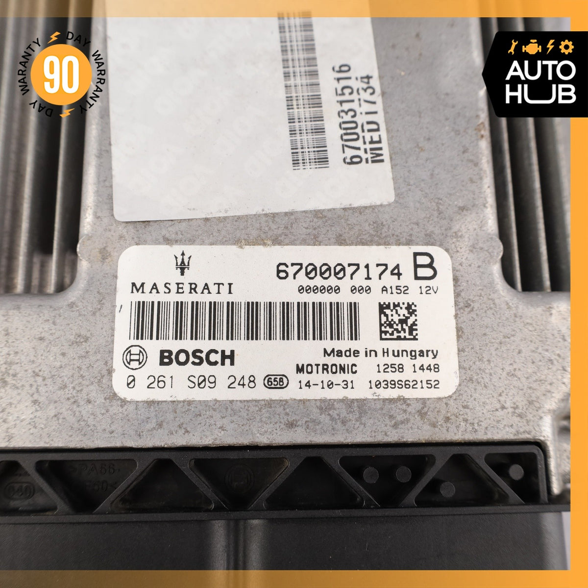 14-17 Maserati Quattroporte SQ4 M156 3.0L Ignition Control Module ECU OEM 46k - photo 9