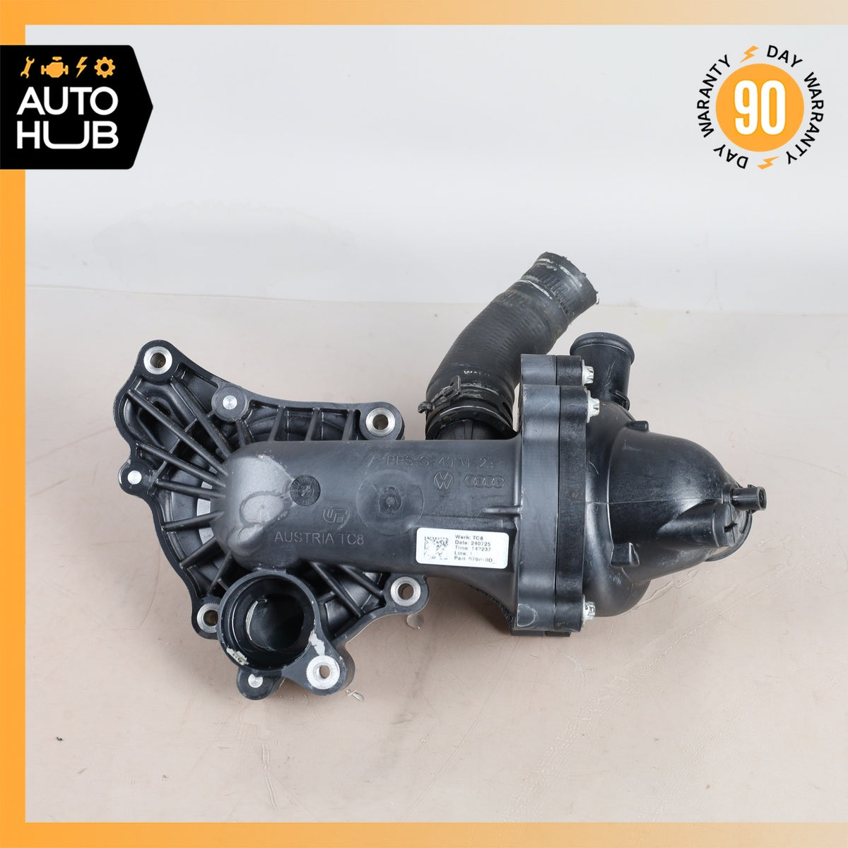Audi D4 A8 RS5 4.2L V8 Engine Water Pump Thermostat Housing OEM - photo 11