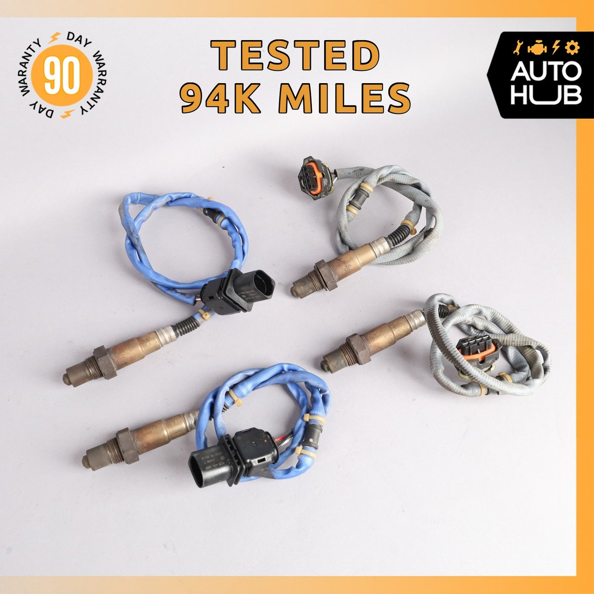 11-18 Porsche Cayenne 958 3.6L Oxygen O2 Sensor Lambda Set of 4 OEM - photo 1