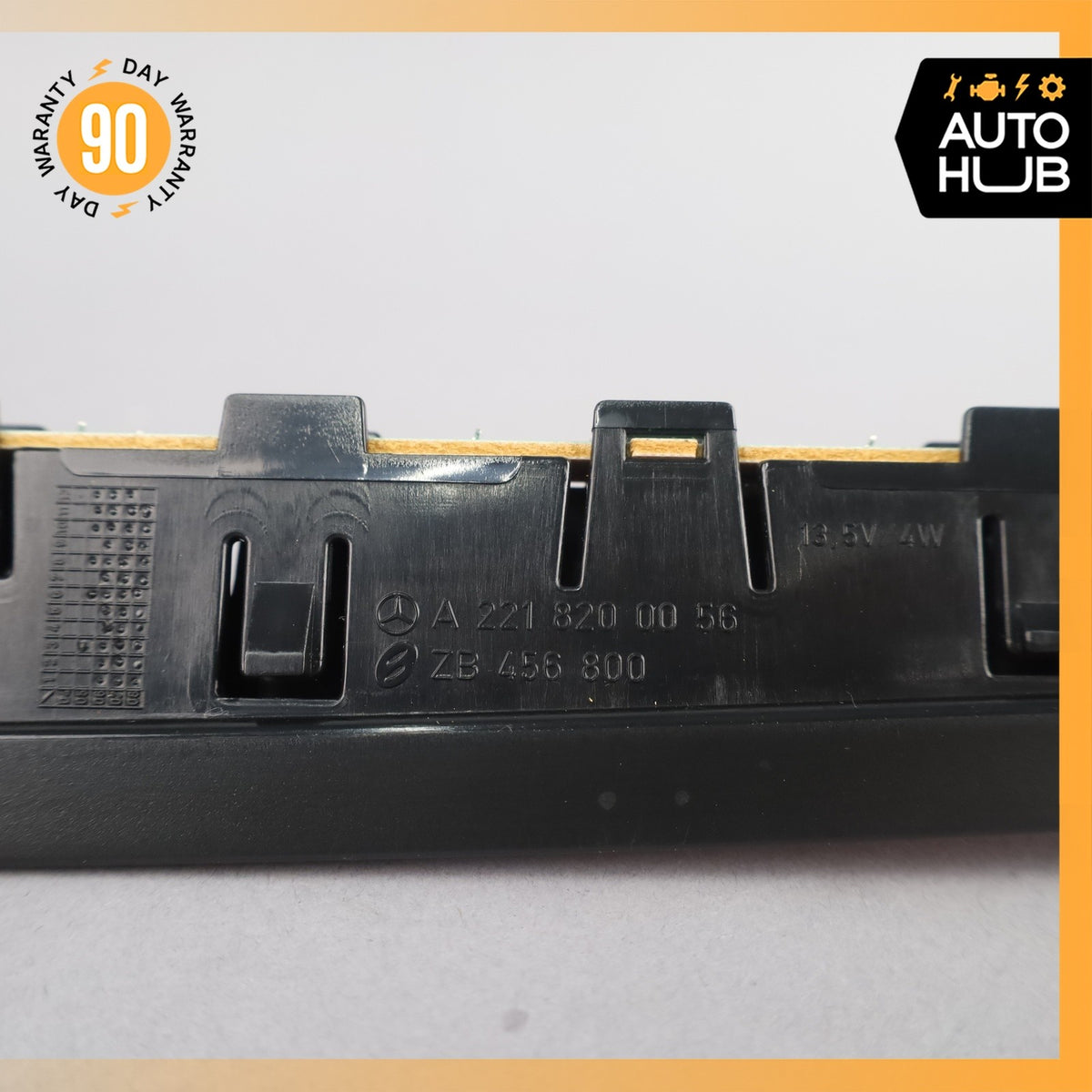 07-14 Mercedes W221 S550 S63 AMG CL550 Rear 3RD Third Brake Stop Light Black OEM - photo 15