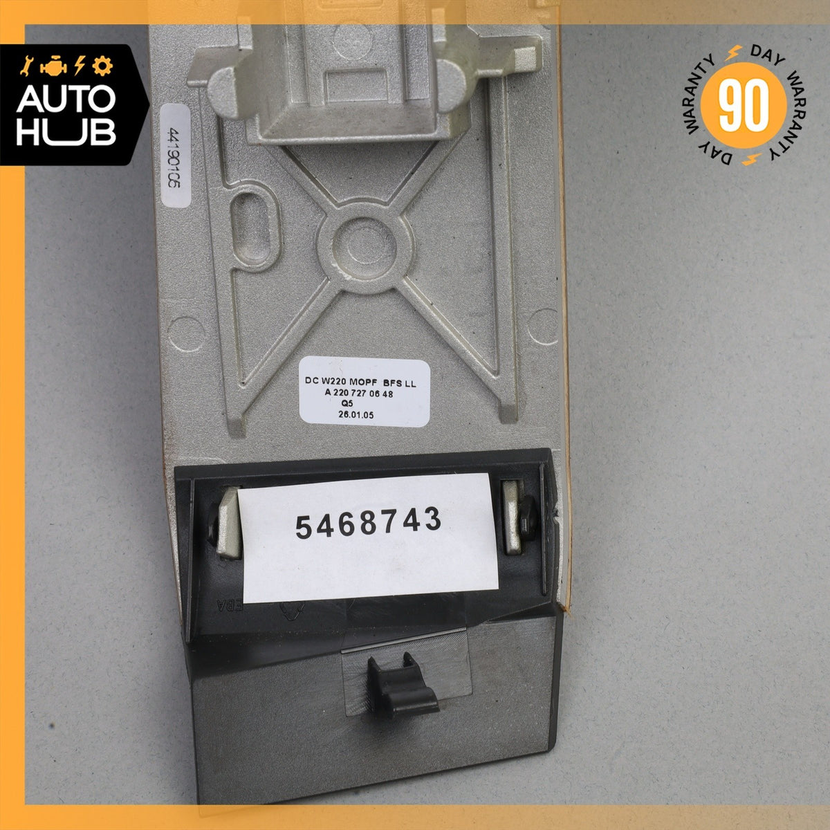 03-06 Mercedes W220 S350 S500 S55 AMG Right Side Window Switch Trim Wood OEM - photo 7