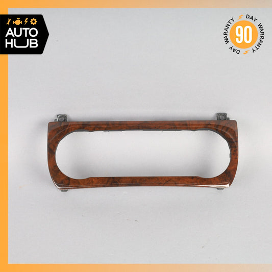12-18 Mercedes W218 CLS550 AC A/C Climate Control Switch Trim Bezel Wood OEM - photo 1