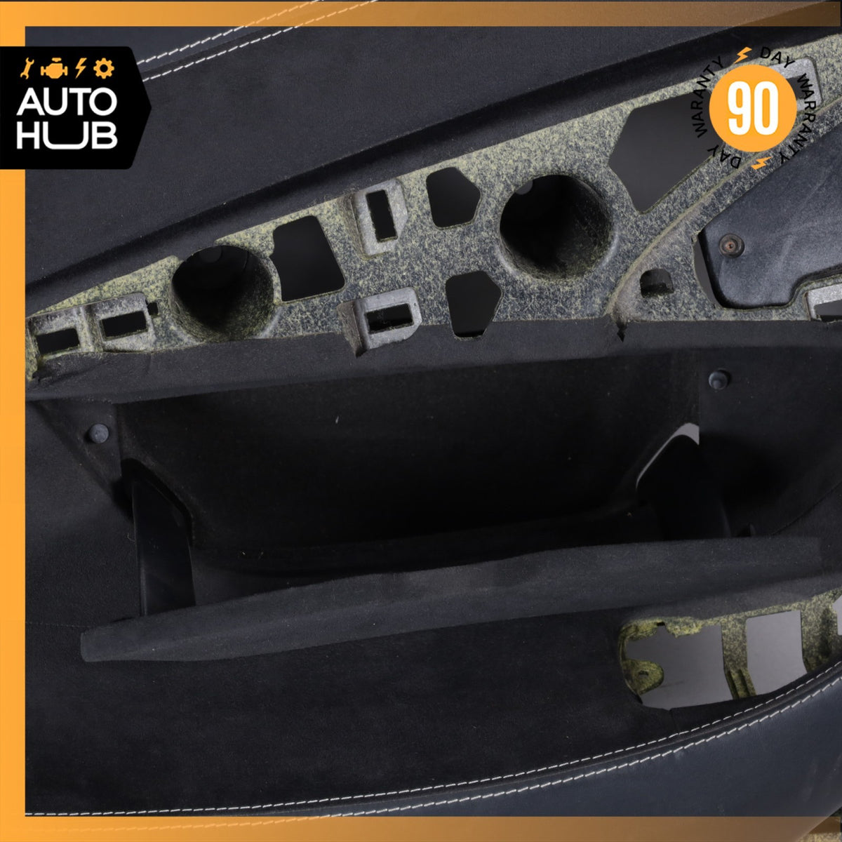 16-21 McLaren 570S Left Side Interior Door Panel Nappa Suede Jet Black OEM - photo 9