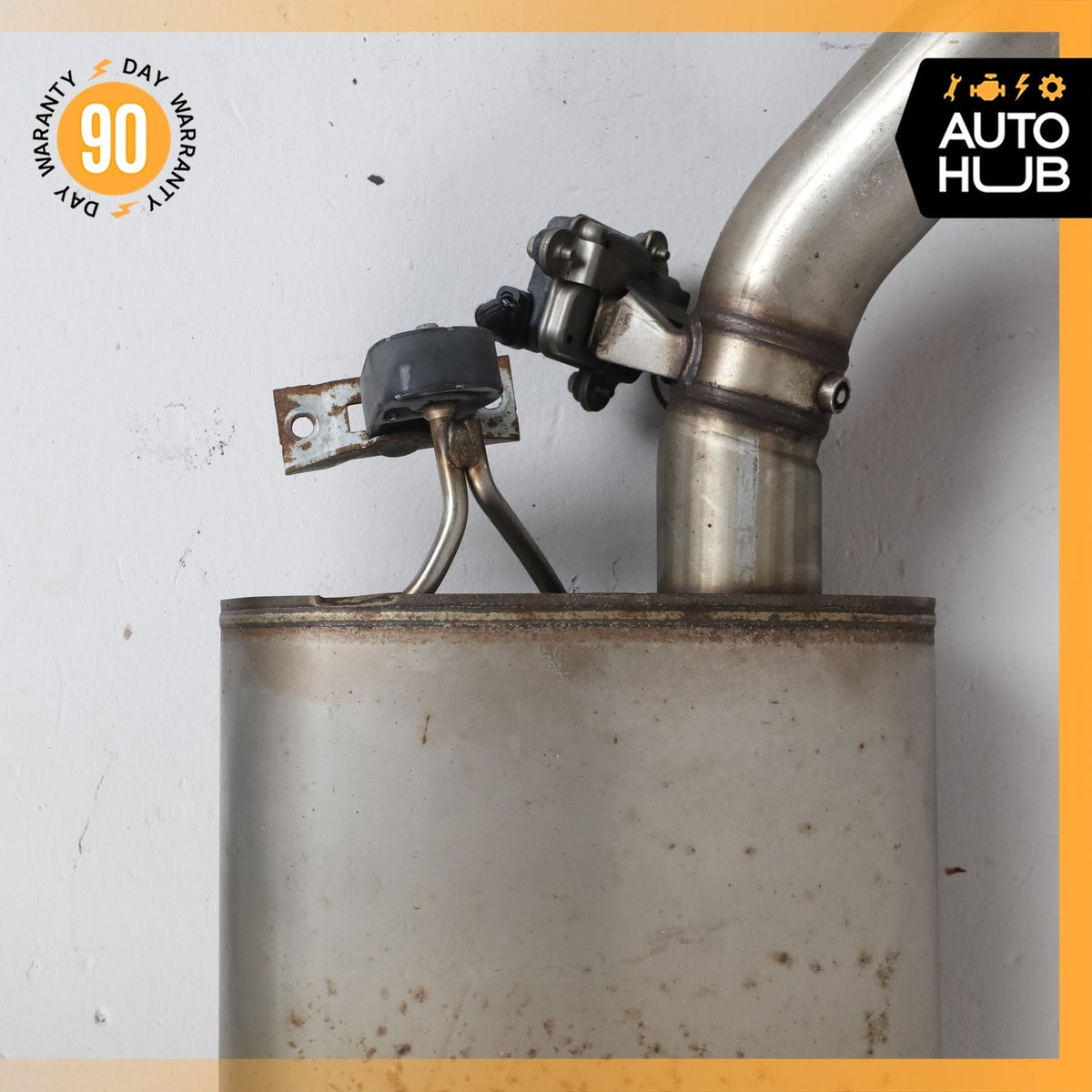 14-19 BMW F15 X5 X6 3.0L Dual Exhaust Muffler Mufflers Assembly w/ Valve OEM 86k - photo 15