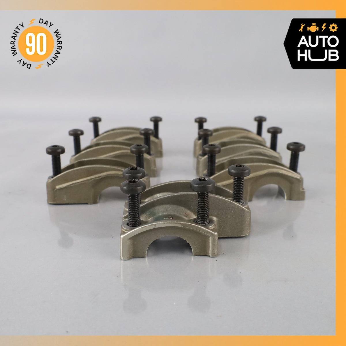 92-02 Mercedes W140 CL600 S600 Left Cylinder Head Camshaft Holder Set of 7 OEM - photo 2