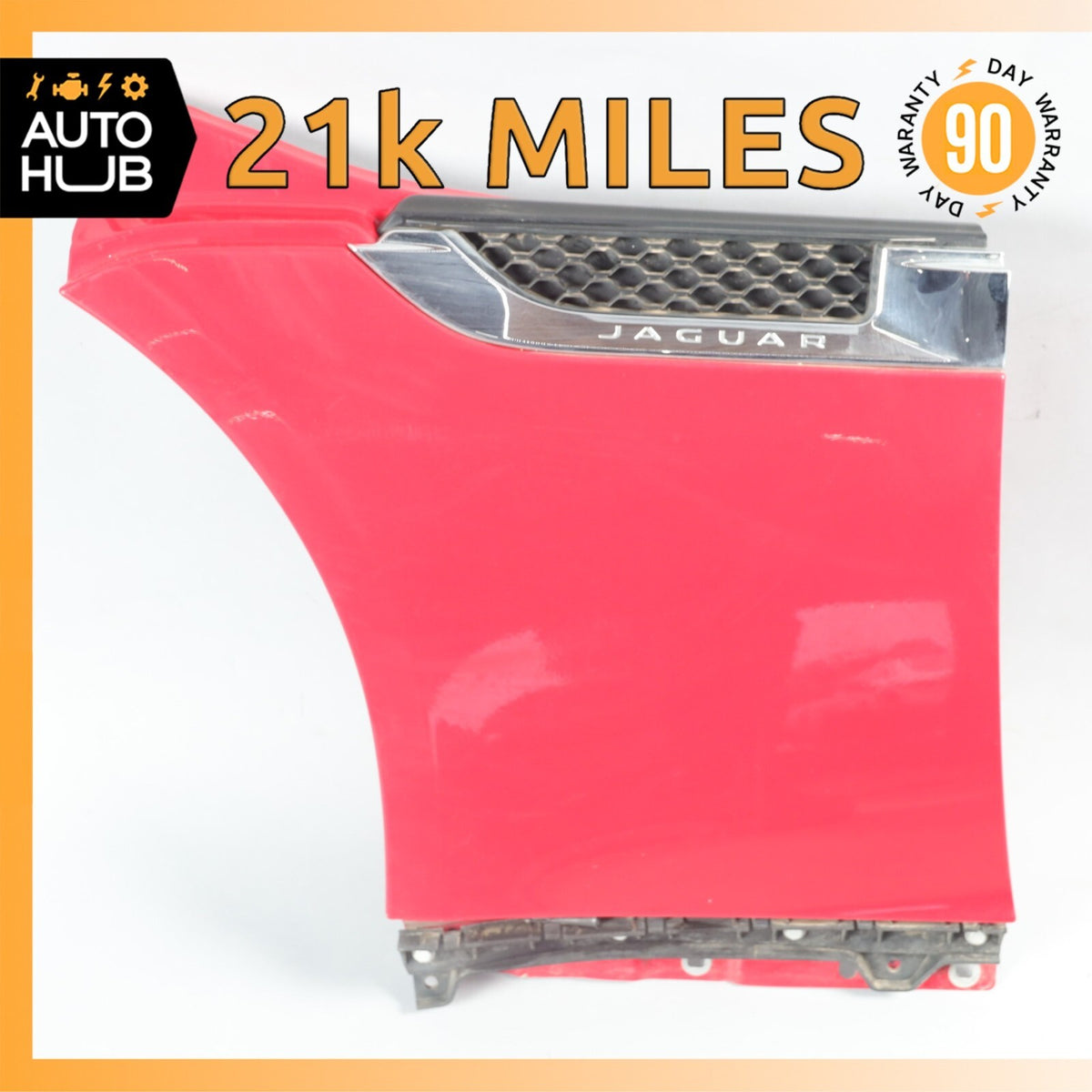 14-24 Jaguar X152 F-Type S Front Left Driver Side Fender Wing Panel Red OEM 21k - photo 1