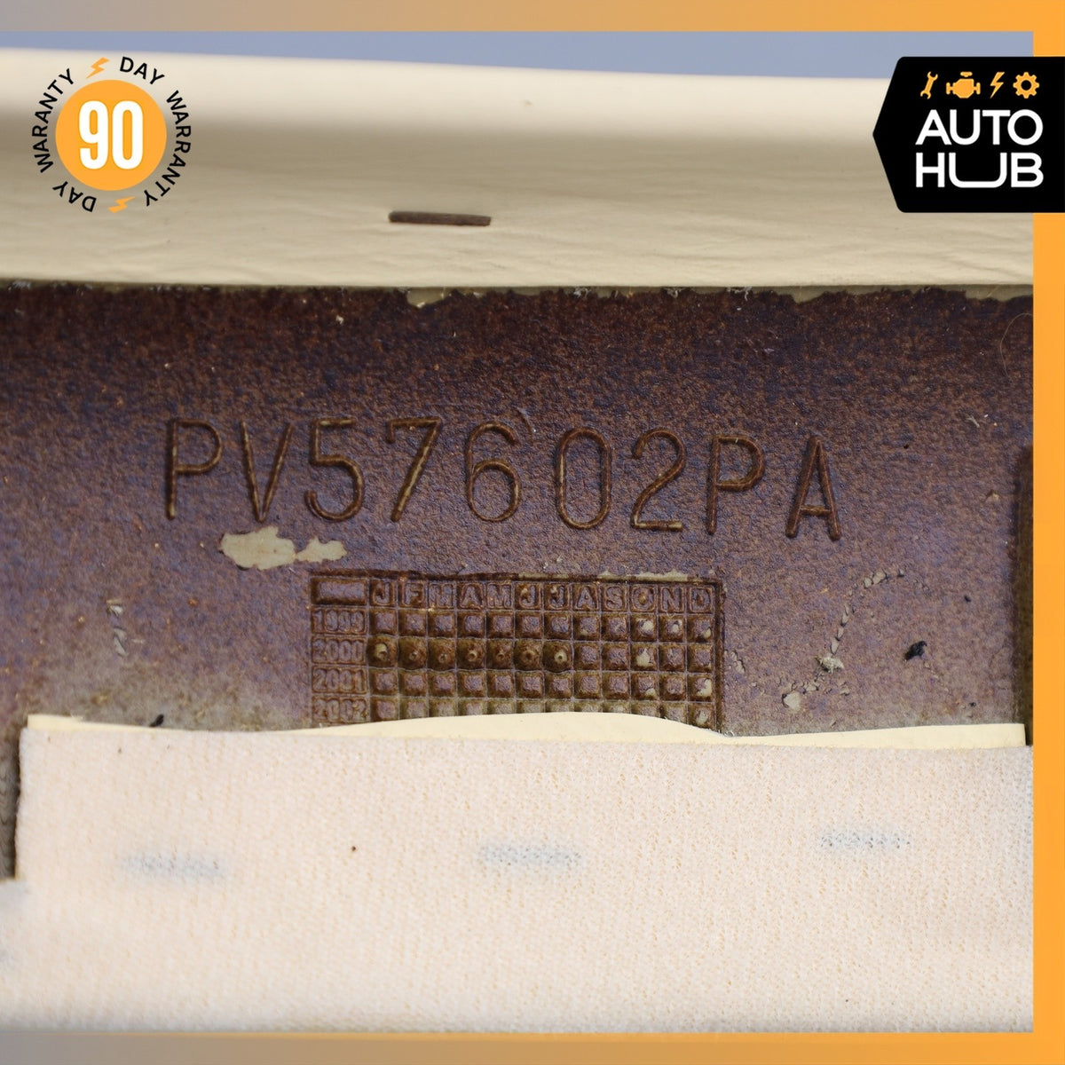 00-02 Bentley Arnage / RR Seraph Front Right Quarter Upper A Pillar Beige OEM - photo 16
