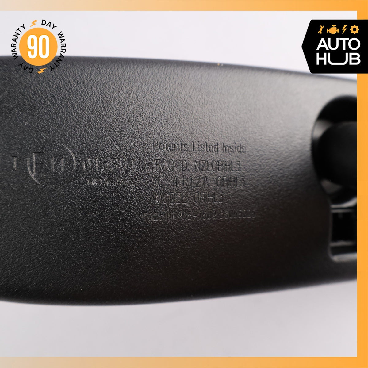 08-13 Infinity G37 Interior Rear View Mirror Black OEM 77k - photo 15