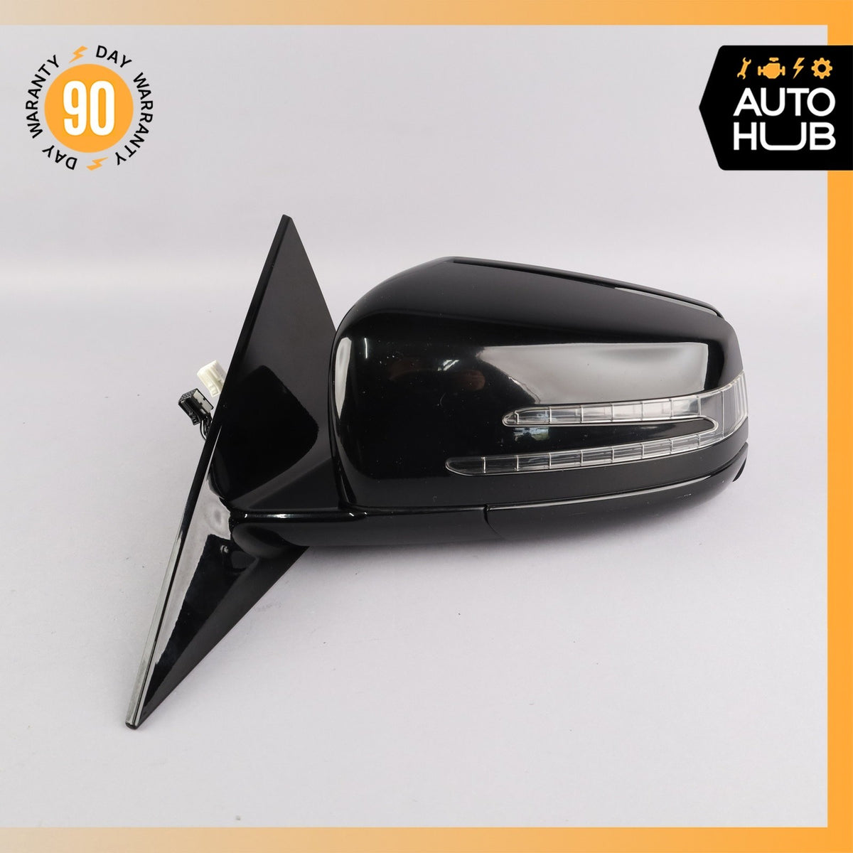 10-17 Mercedes W207 E400 E550 Left Side Rear View Door Mirror Black OEM - photo 6