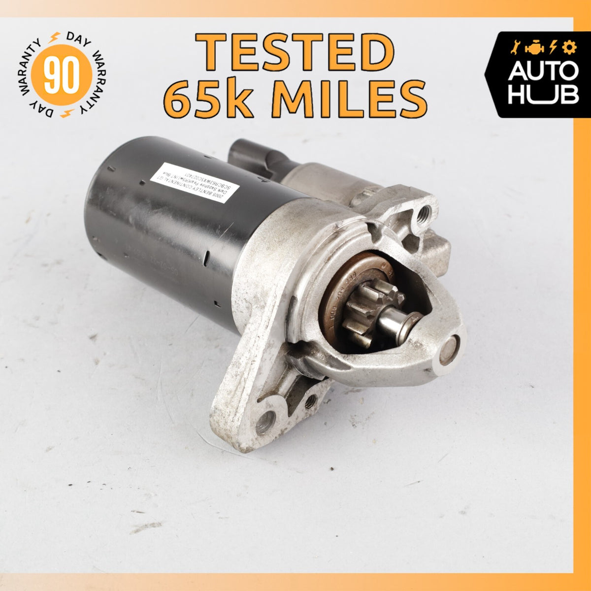 05-18 Bentley Continental GT GTC Flying Spur Engine Motor Starter OEM 65k - photo 1