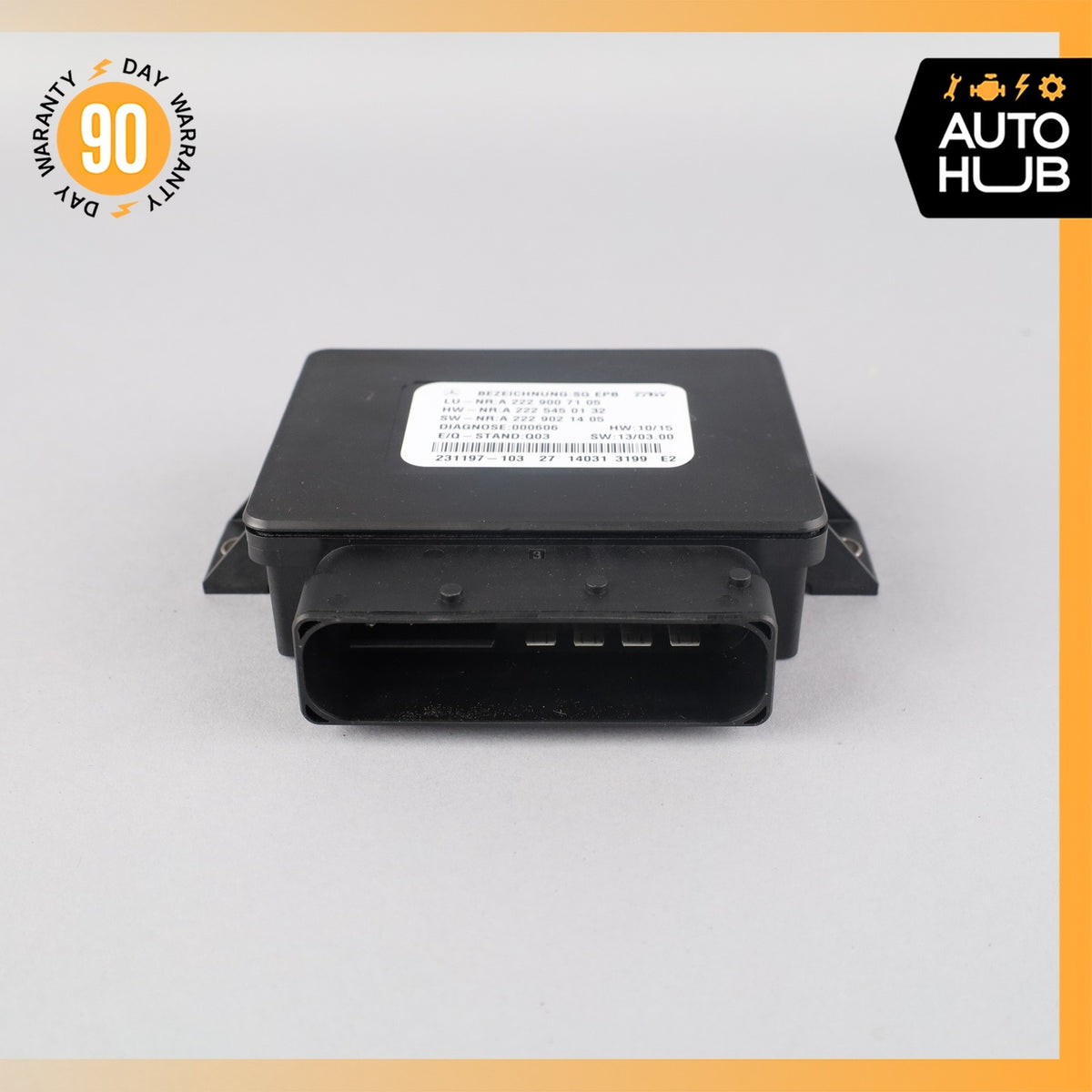 14-17 Mercedes W222 S550 S600 S63 Electronic Parking Brake Control Module OEM - photo 8