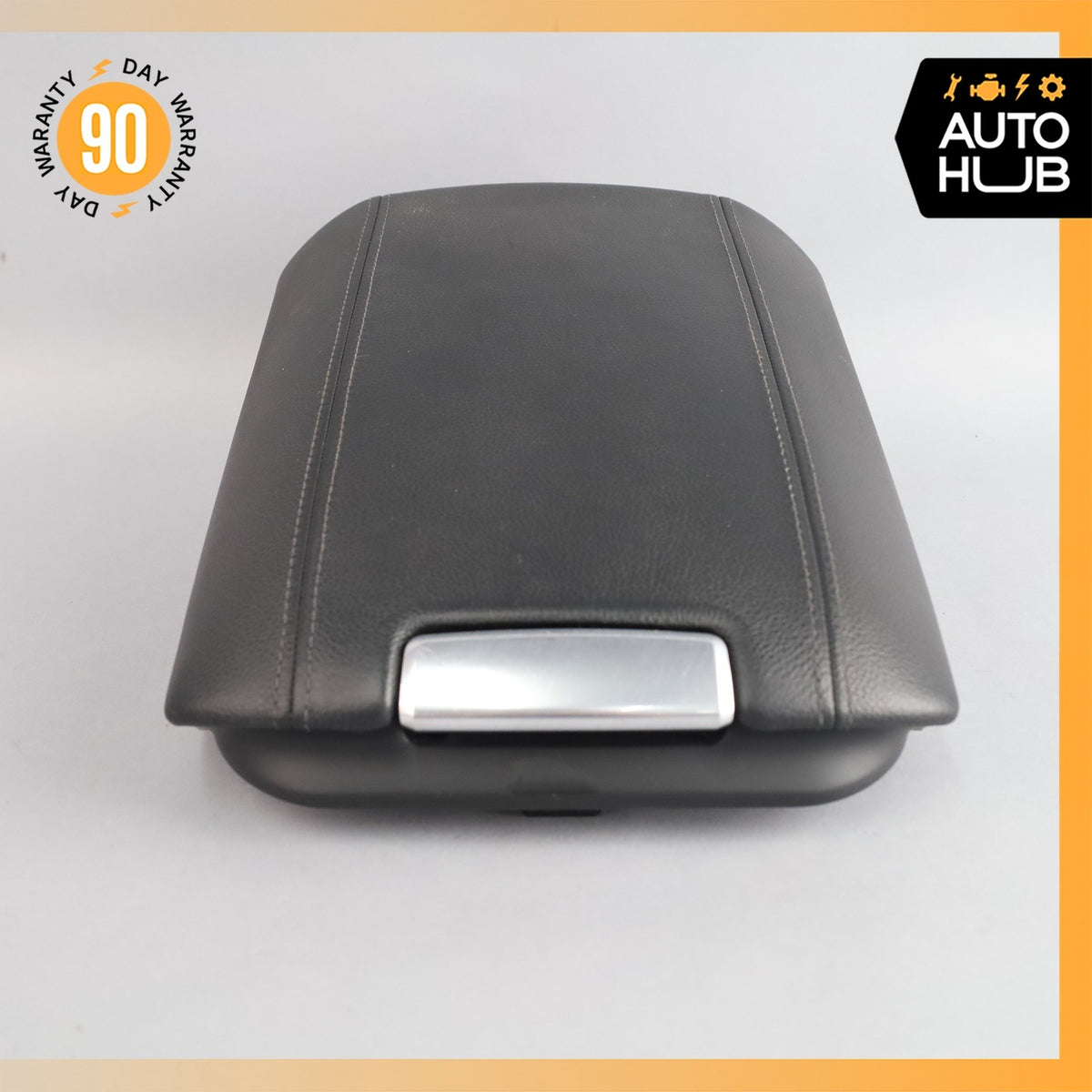 11-14 Porsche Cayenne 958 Center Console Arm Rest Armrest Cover Black OEM - photo 11