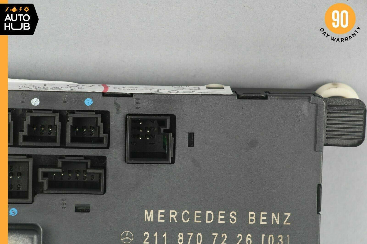 03-09 Mercede W211 E320 E550 Front Right Passenger Door Control Module OEM - photo 8