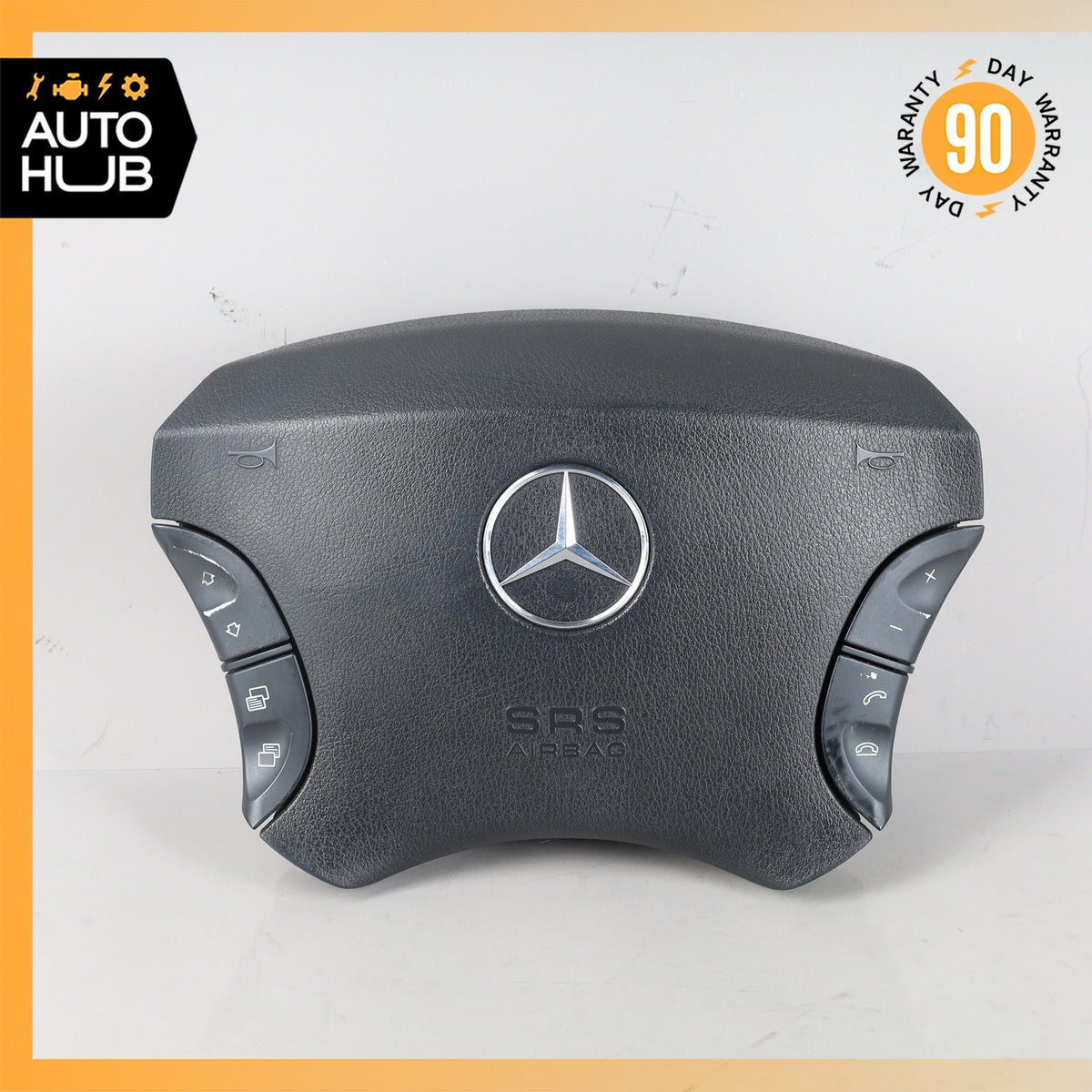 00-06 Mercedes W215 CL55 AMG S430 S350 Steering Wheel Air Bag Airbag Black OEM - photo 1