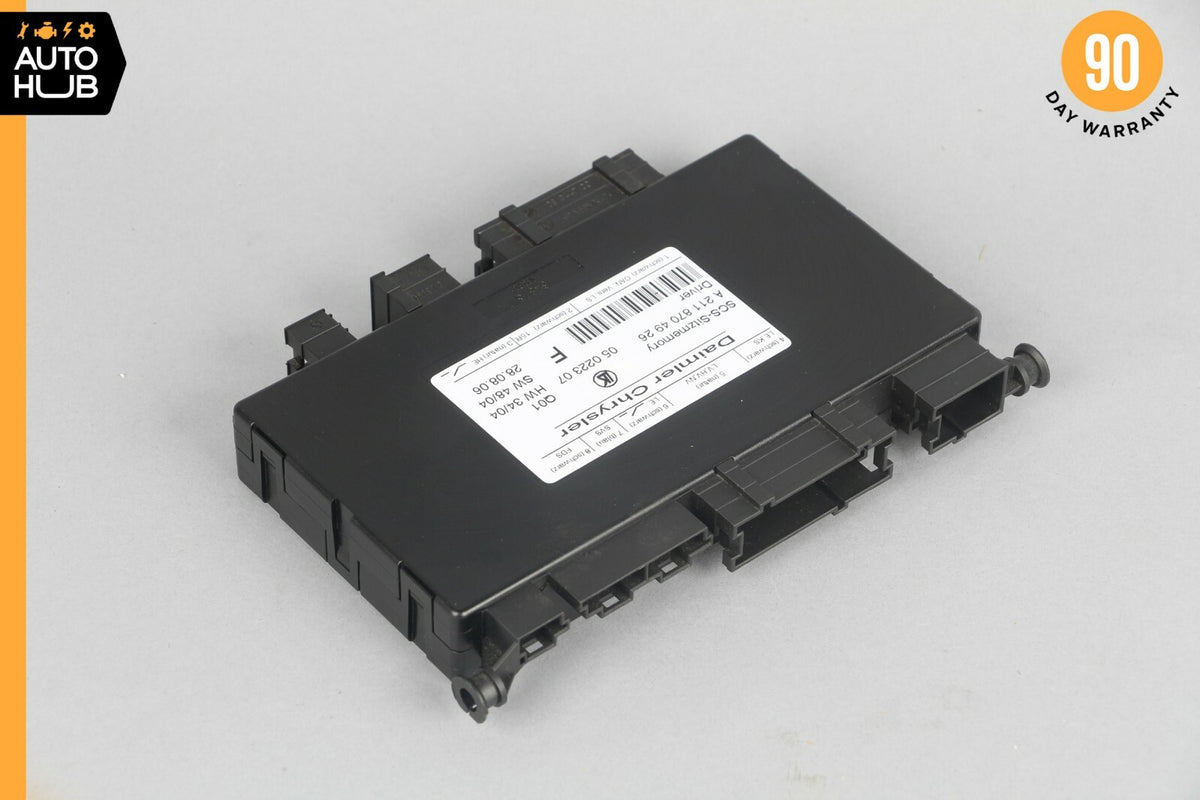 03-12 Mercedes W211 E320 GL550 Seat Control Module Front Left 2118704926 OEM - photo 2