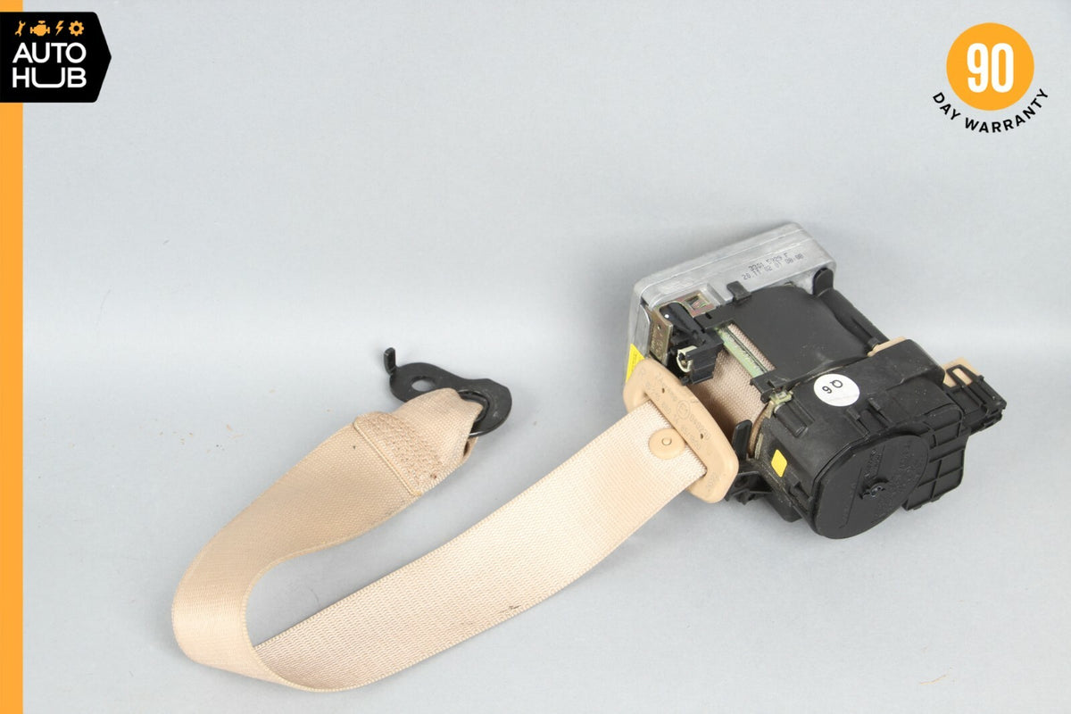 02-06 Mercedes W215 CL55 AMG CL500 Seat Belt Retractor Front Right Beige OEM - photo 6