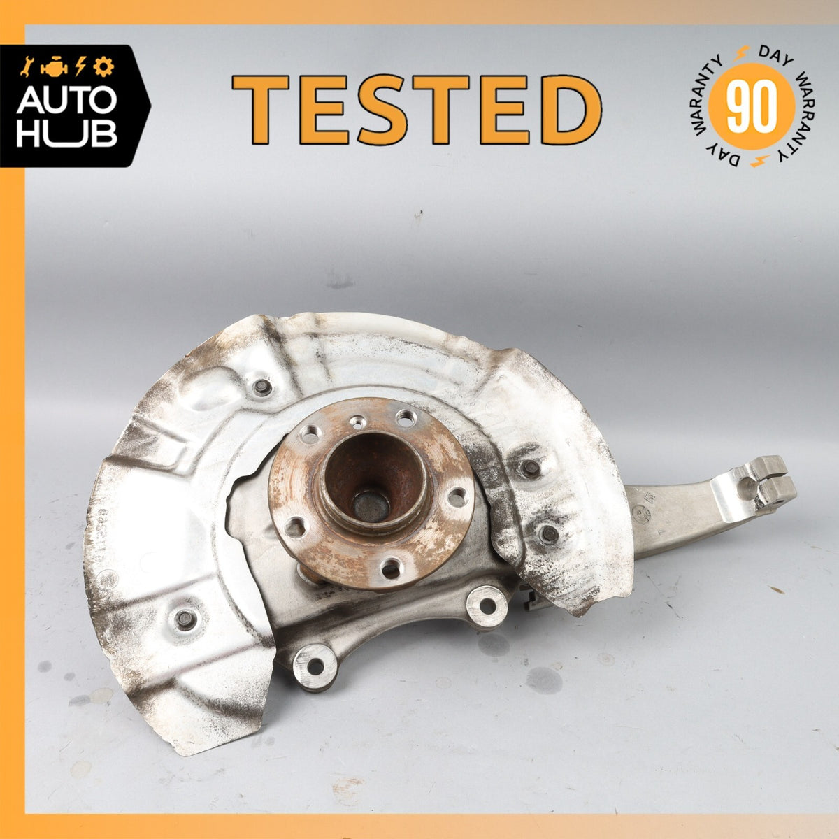 2011 BMW F04 750i Hybrid Front Left Side Wheel Carrier Spindle Knuckle Hub OEM - photo 1