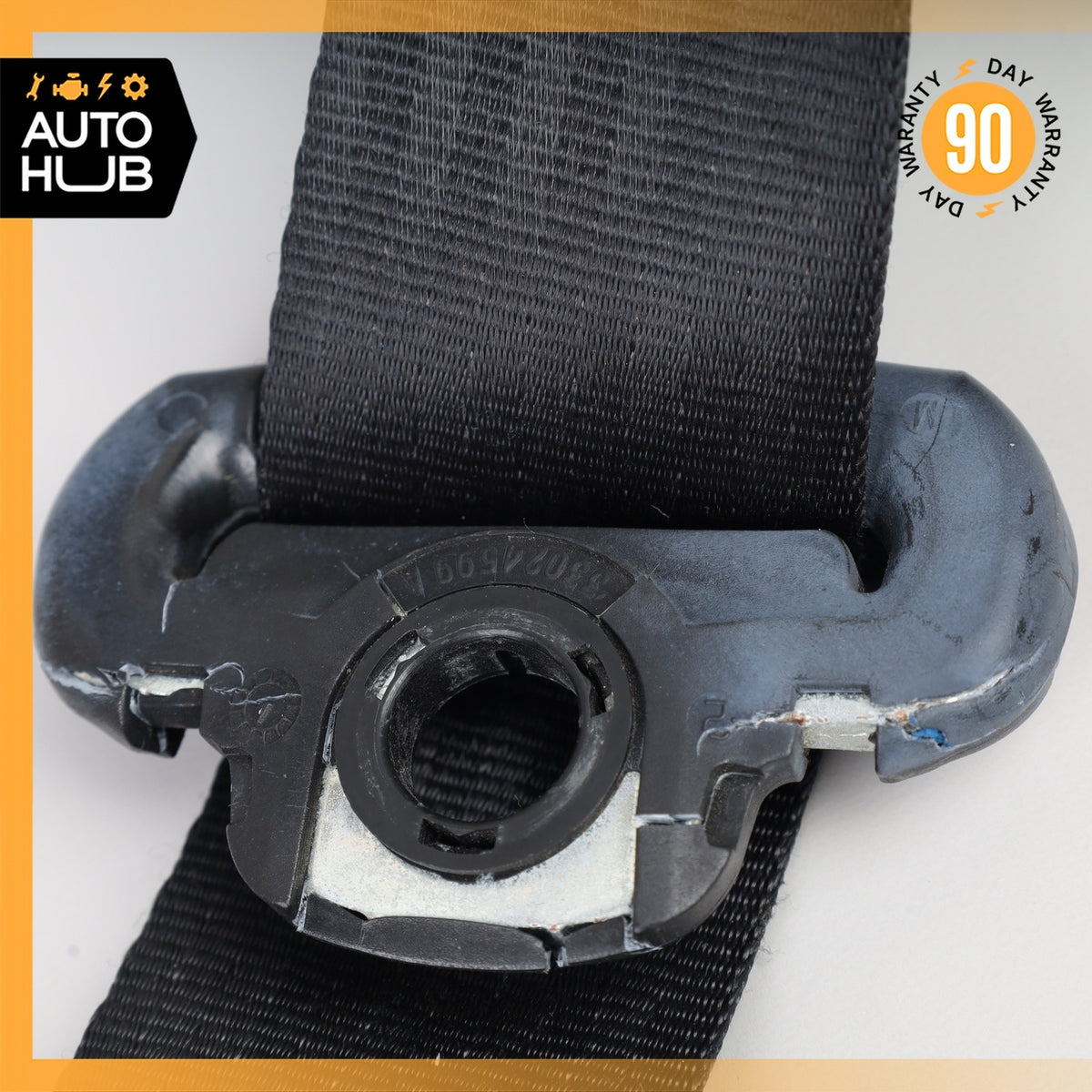 02-07 Maserati M138 Coupe 4200 Front Right Side Seat Belt Seatbelt Black OEM - photo 7