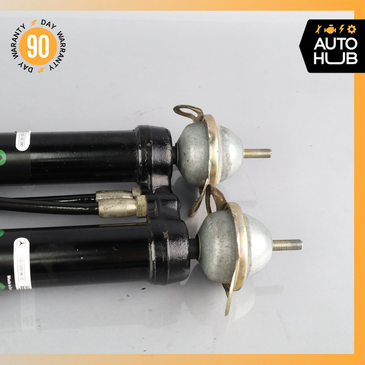 92-99 Mercedes W140 CL600 S500 Rear Left & Right Hydraulic Shock Strut Set OEM - photo 6