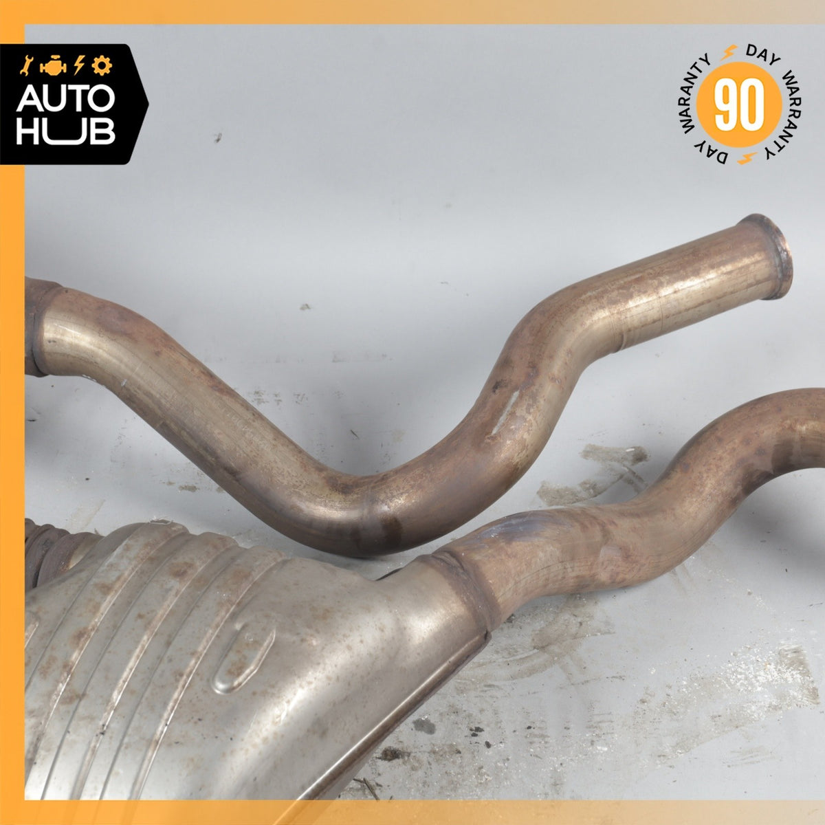 17-18 Mercedes W205 C63 AMG M177 Exhaust Muffler Mufflers w/ Valves OEM 64k - photo 16