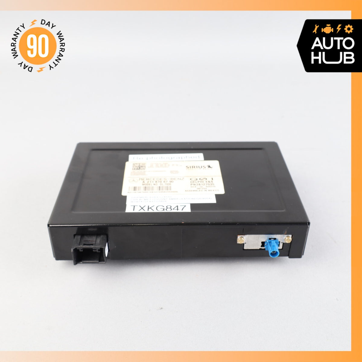 03-09 Mercedes W209 CLK550 SL500 Sirius Satellite Radio Receiver 2118706790 OEM - photo 5