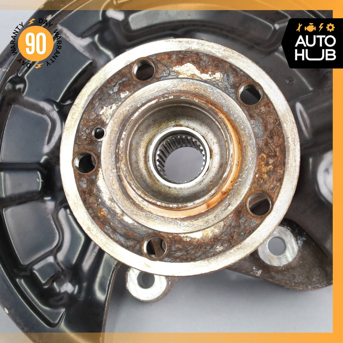 14-19 Mercedes W117 CLA45 GLA45 AMG Rear Right Spindle Knuckle Hub OEM - photo 8