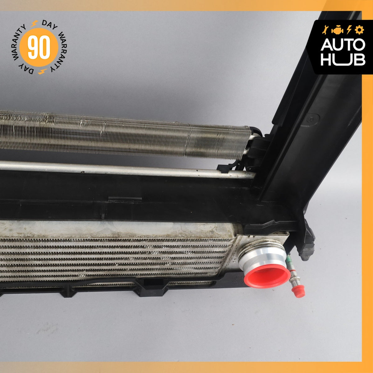 BMW E60 535i 3.0L Engine Air Intercooler Radiator & Steering Cooler Set OEM - photo 10