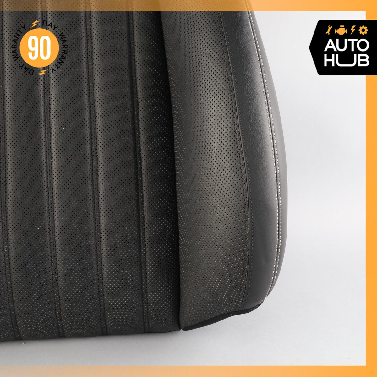 09-12 Mercedes R230 SL550 Top Upper Seat Cushion Right Side Nappa Black OEM 37k - photo 5