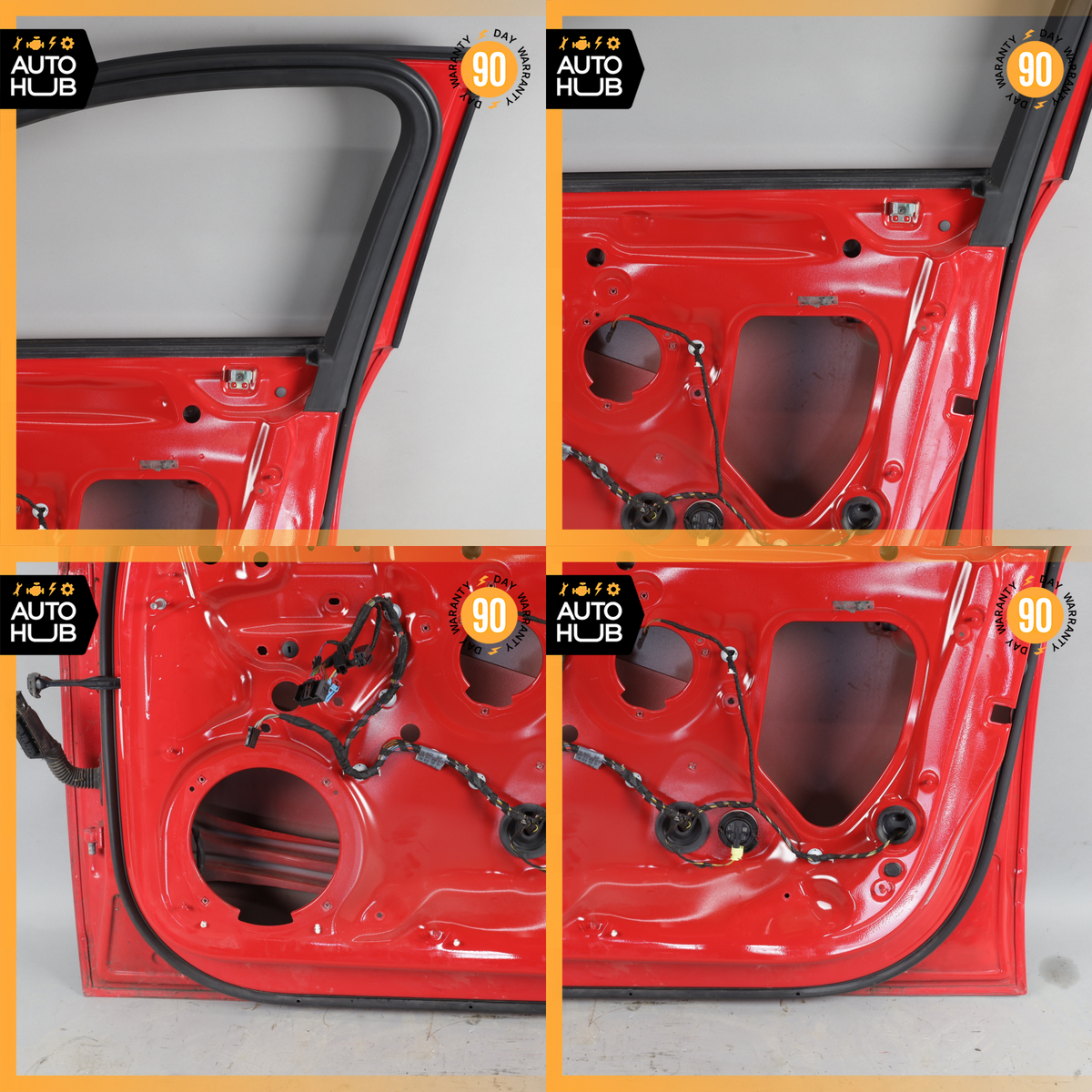 16-18 Audi 8V A3 E-Tron Door Shell Front Right Passenger Side Red OEM 78k - photo 18