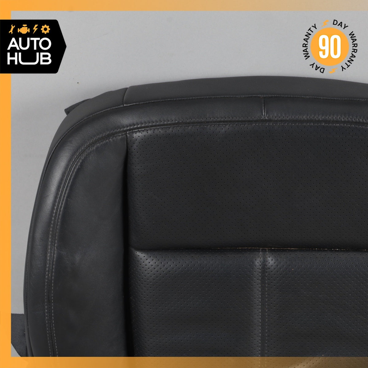 15-18 Porsche Macan 95B Front Left Lower Bottom Seat Cushion Leather Black OEM - photo 3