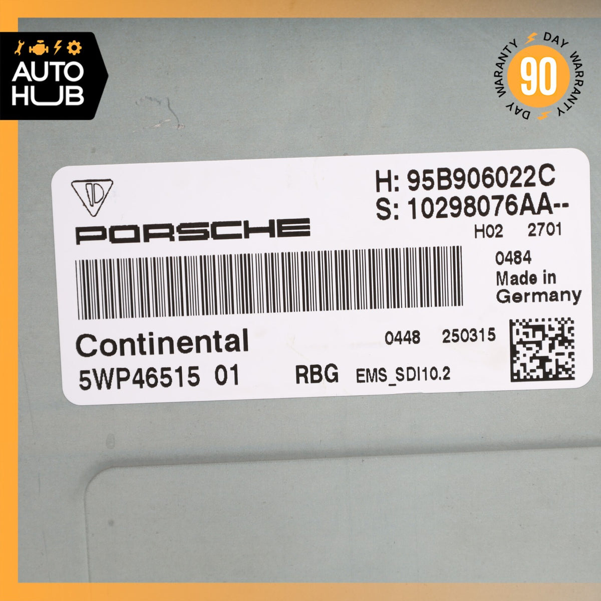 15-18 Porsche Macan S 95B Turbo Engine Motor Control Module ECU ECM DME OEM - photo 8