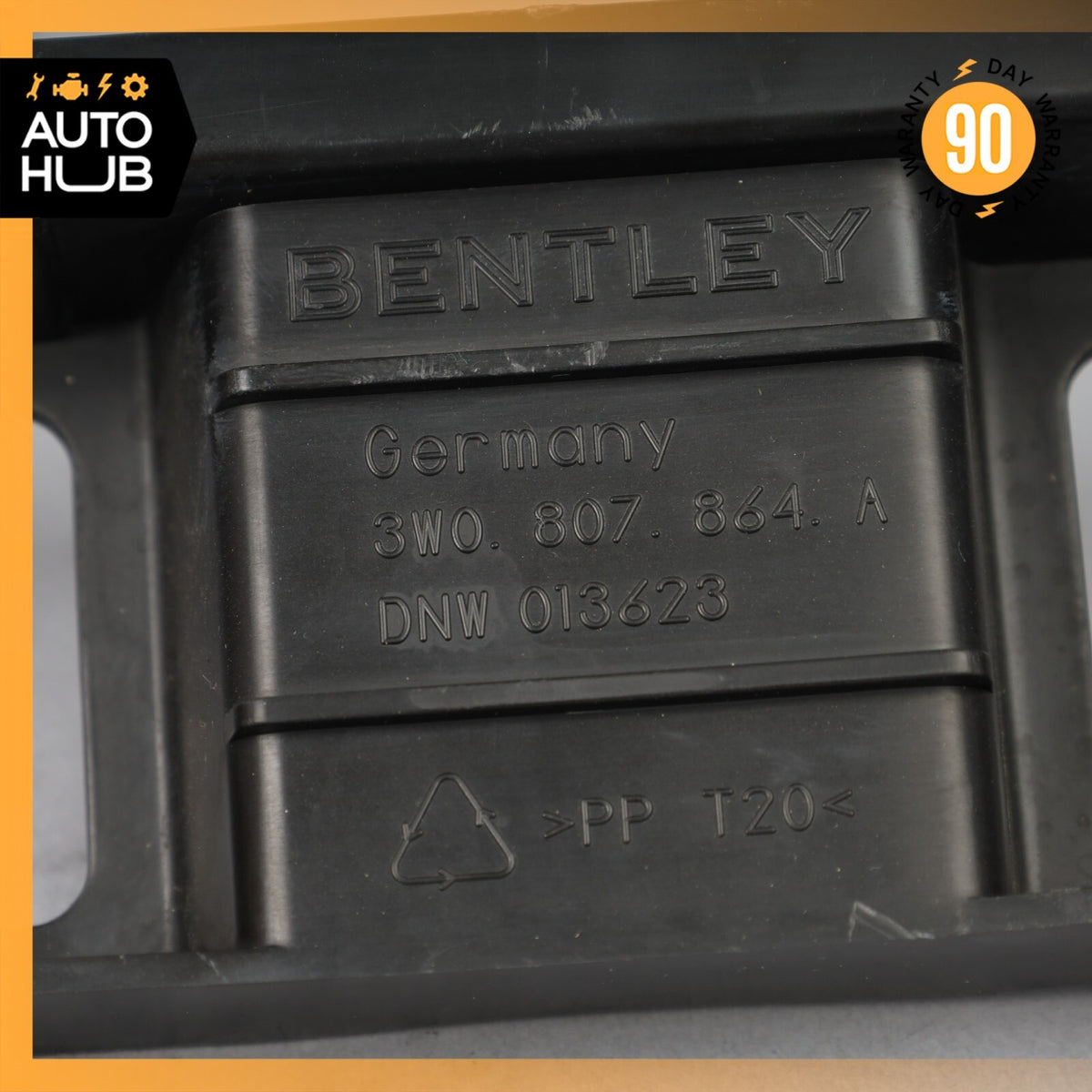 03-11 Bentley Continental GT GTC Rear Center Bumper Support Bracket OEM - photo 11