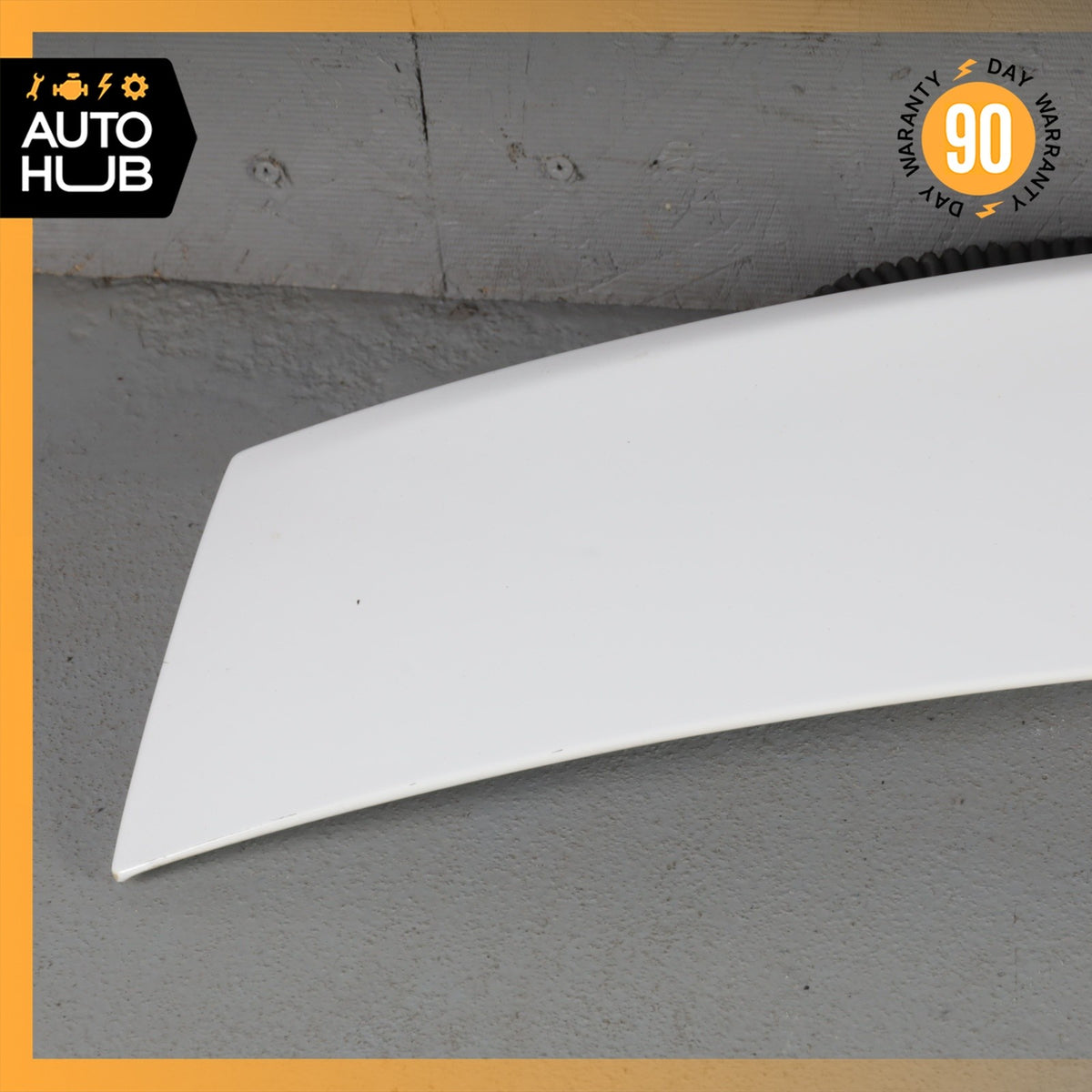 11-15 Audi 8J TT Coupe Rear Tailgate Trunk Lid Spoiler Wing White OEM - photo 6