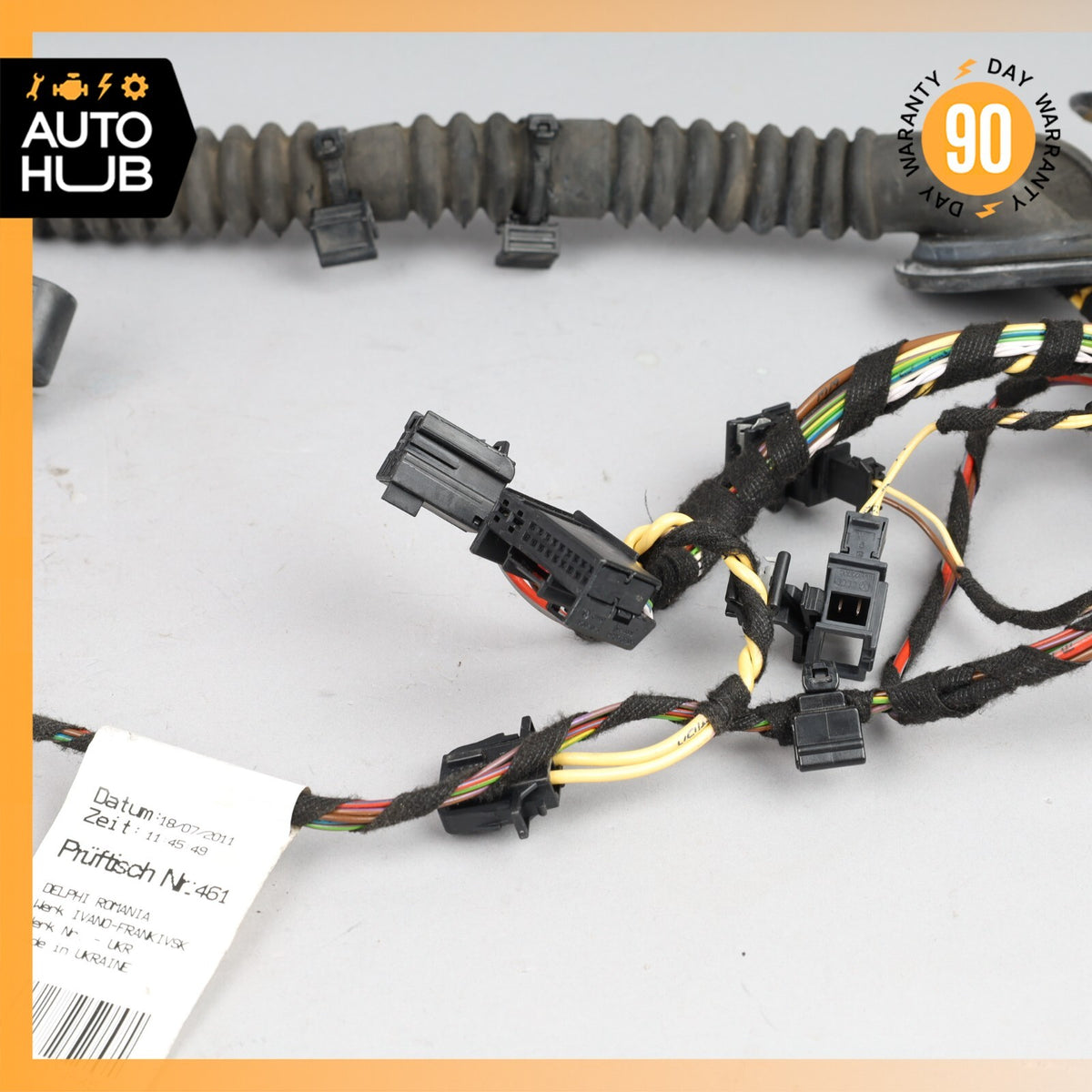11-14 Porsche Cayenne 958 Hybrid S Front Right Side Door Wire Harness OEM - photo 5