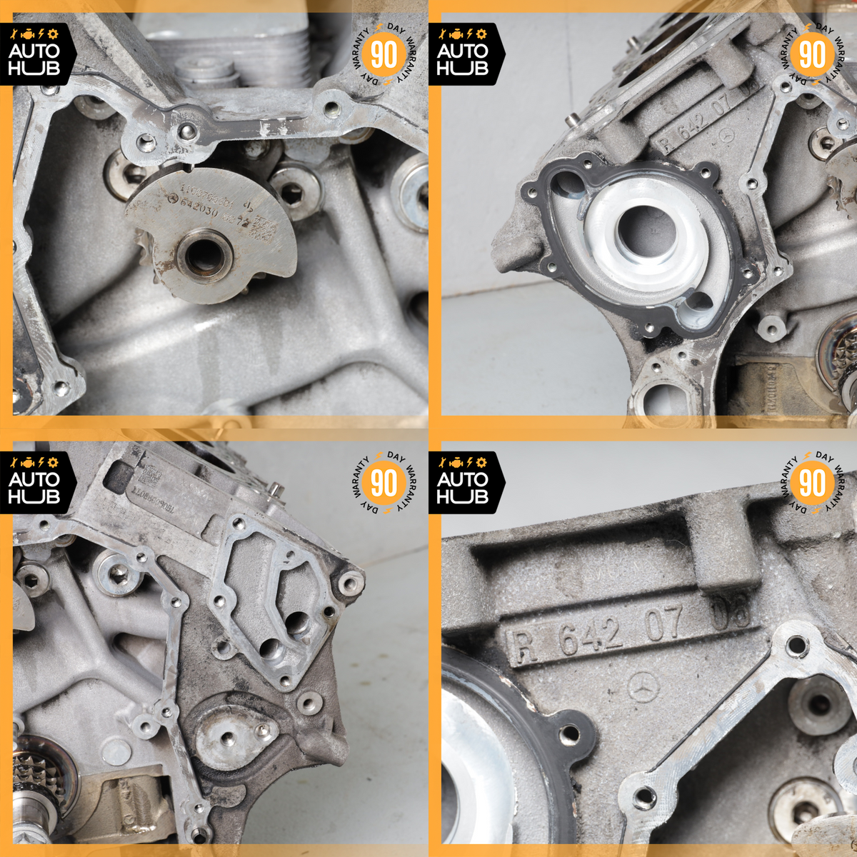 07-16 Mercedes X164 GL350 E350 3.0L BlueTEC Diesel Engine Block 642.820 OEM - photo 22