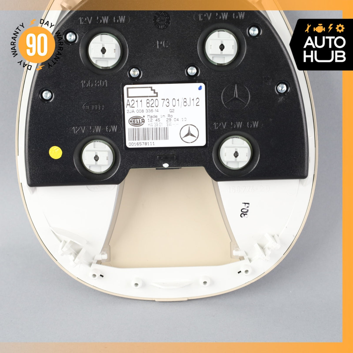 06-11 Mercedes W219 CLS550 E350 CLS500 Rear Overhead Dome Light 2118207301 OEM - photo 9