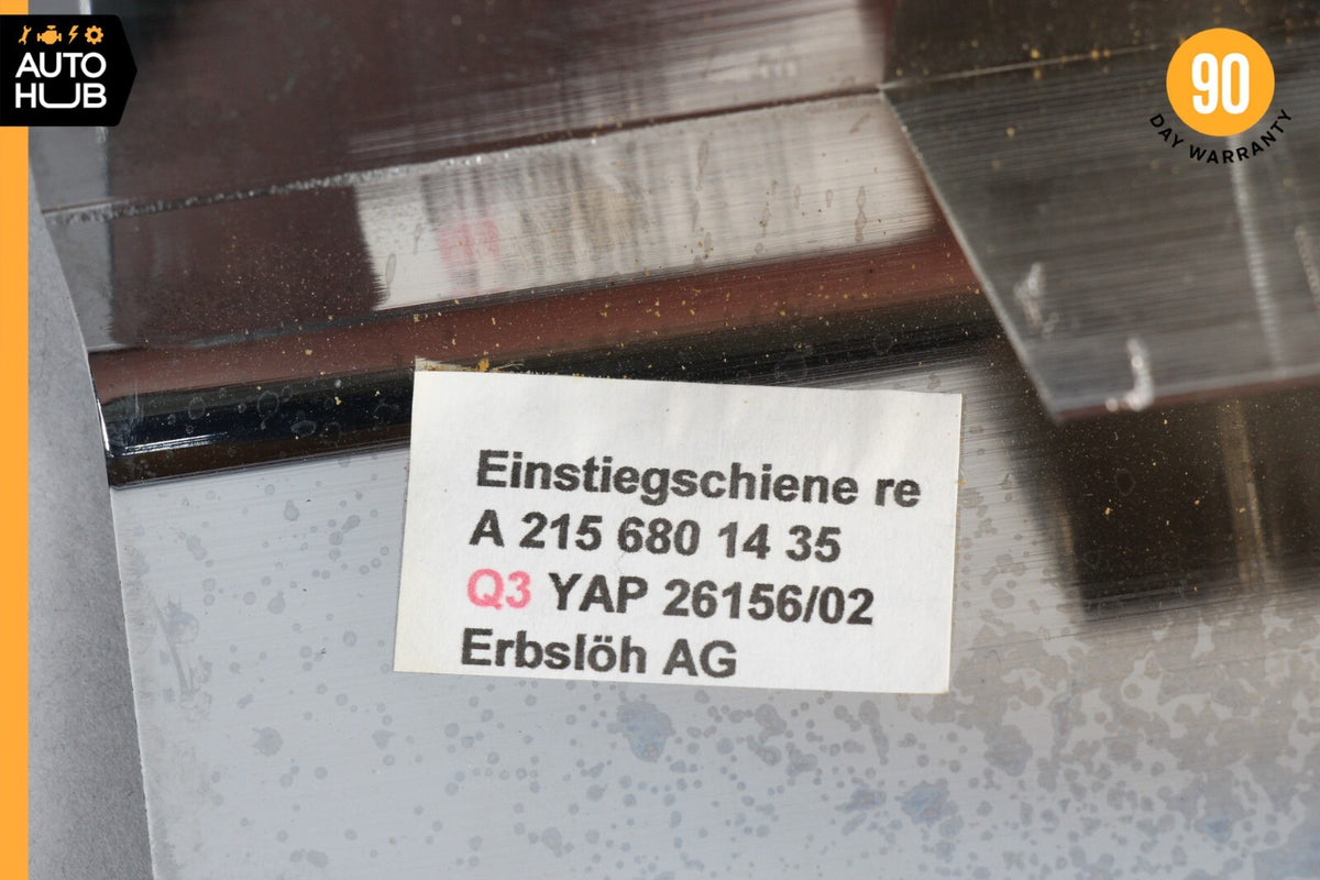 03-06 Mercedes W215 CL500 CL55 AMG Door Step Sill Cover Right & Left Set OEM - photo 11