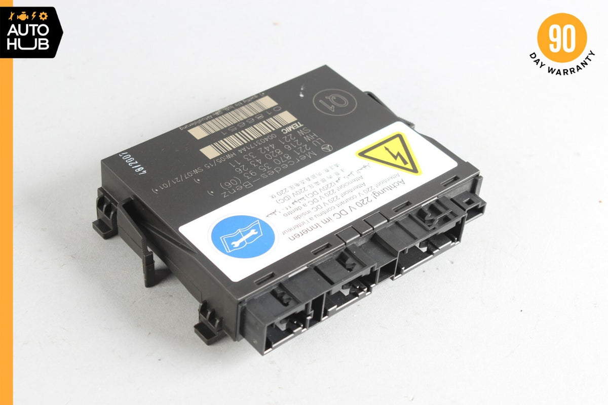 07-10 Mercedes W221 S550 S63 Front Left or Right Seat Contour Control Module OEM - photo 2