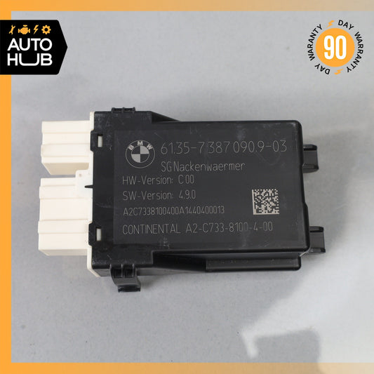 BMW F33 435i 440i Convertible Seat Neck Heat Warmer Control Module Unit OEM - photo 1